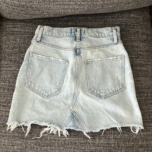 Agolde Quinn Denim Skirt (size 24) - Picture 3 of 4
